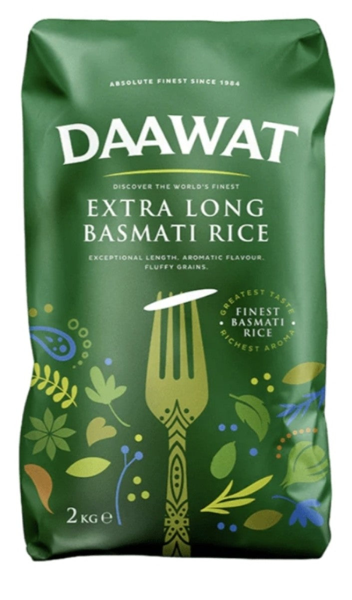 Daawat ex long basmati rice .2kg