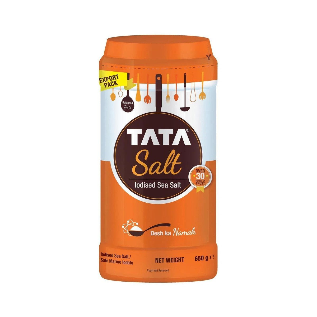 Tata Iodized Salt Canister