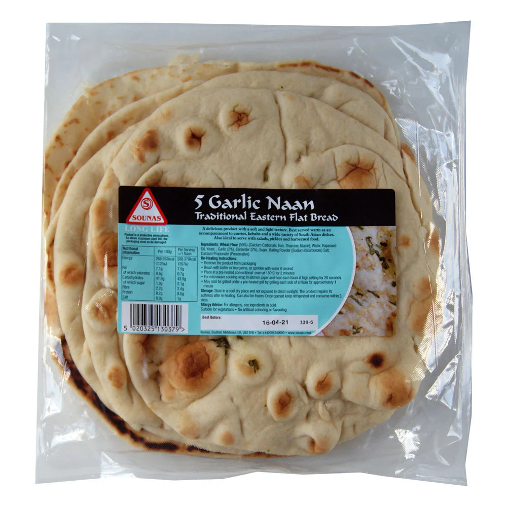 5  GARLIC NAAN
